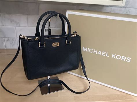 michael kors small black kellen|Michael Kors satchels.